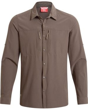 Craghoppers Outdoorhemd Hemd NosiLife Pro - Braun