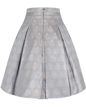 Nübler Ü Trachtenrock Perla in Silber von - Grau