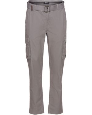 H.i.s. Cargohose (Set, 2-tlg., mit abnehmbarem Gürtel) - Grau