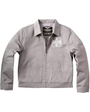 West Coast Choppers Kurzjacke Og Lined Workjacket - Grau