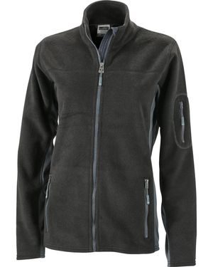 James & Nicholson Fleecejacke Arbeitsjacke Microfleece FaS50841 - Schwarz