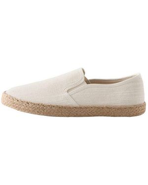 Next Strukturierte Espadrilles-Schlupfschuhe Espadrille - Weiß