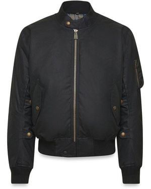 Belstaff Motorradjacke Brecon Motorrad Wachsjacke protektoren - Schwarz