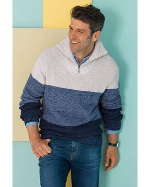 Mode Monte Carlo Strickpullover - Blau