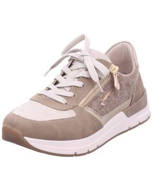 Rieker Hwk Damen Halbschuhe Schnürschuh - Natur
