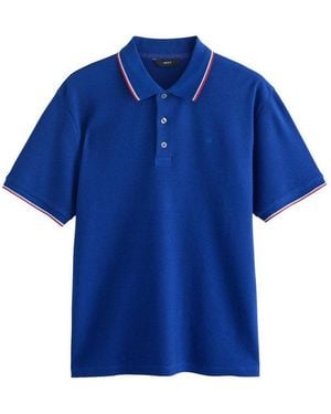 Next Poloshirt Poloshirt Mit Breitem Bruststreifen (1-Tlg) - Blau