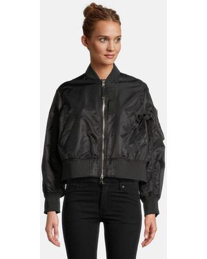 BLONDE No. 8 Blouson Churchill (1-St) Mit Collegekragen - Schwarz