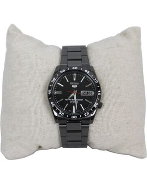 Seiko Automatikuhr 5 uhr Analog Automatik Schwarz, SNKE03KC