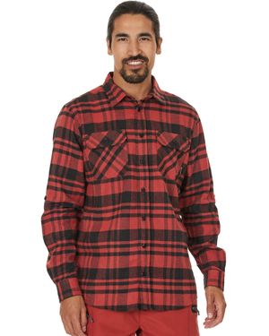 Whistles Fleeceshirt Flannel (1-tlg) aus atmungsaktivem Funktionsmaterial - Rot