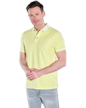 Engbers Poloshirt Polo-Shirt strukturiert - Grün
