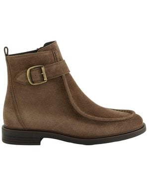 Paul Green 8333-001, Stiefeletten, Damen Stiefelette - Braun