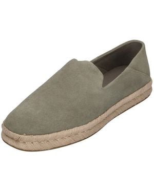 TOMS Santiago 10019861 Espadrille Vetiver Suede - Grau
