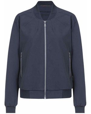 Greiff Blouson Flow Damen Business Blouson Collegekragen Regular Marine - Blau