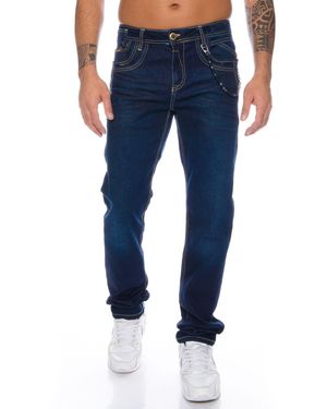 Cipo & Baxx Regular-fit-Jeans Jeans Hose - Blau