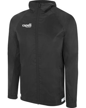 Capelli Sport Funktionsjacke mit seitlichen kontrastreichen Bändern - Schwarz