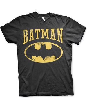 Batman Vintage Big Tall T-Shirt - Schwarz