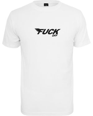 Mister Tee T-Shirt Fuck Off Wings Tee (1-tlg) - Weiß