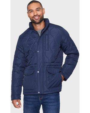 Threadbare Outdoorjacke THB Jacket Weeping - Blau