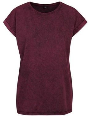 Build Your Brand T-Shirt Top Oberteil Baumwolle - Lila
