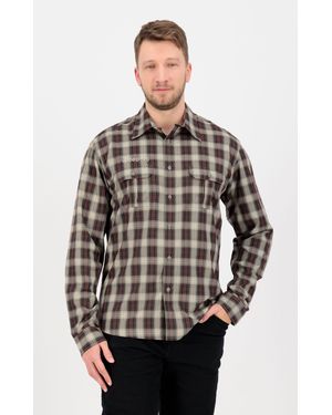 DEPROC Active Outdoorhemd DENVER II Men auch in Groß Größen erhältlich - Grau