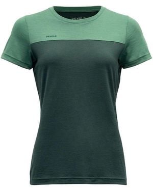 Devold T-Shirt Norang 150 Woman Tee - Grün