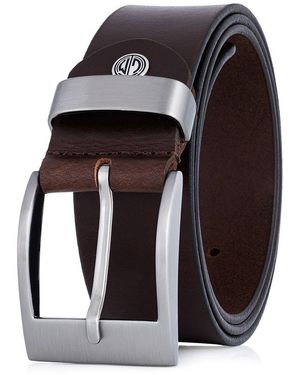 Lindenmann Ledergürtel - Schwarz