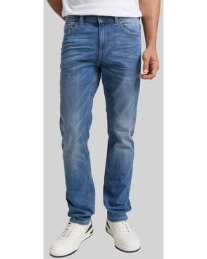 Tom Tailor Slim-Fit-Jeans Jeanshosen Ttjosh Regular Slim Jeans - Blau