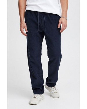 Solid Cordhose Sdgutti Cordhose Mit Elastischem Bund - Blau