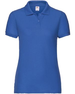 Fruit Of The Loom Poloshirt 65/35 Polo Lady-Fit - Blau