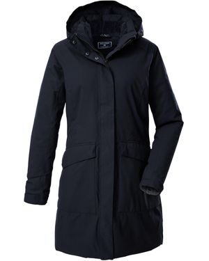 Killtec KOW 18 WMN PRK Wasser- und winddichter Parka, atmungsaktiv, verstellbare Details - Blau