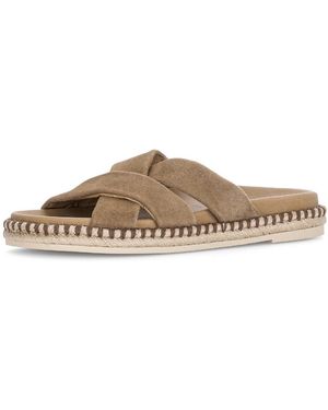 Gabor Pantolette Plateau, Sommerschuh, Schlupfschuh - Schwarz