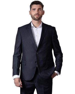 Hirschthal Anzugsakko 2-Knopf Sakko Regular-Fit eleganter Look - Schwarz