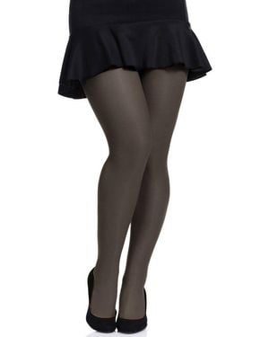 Merry Style Strumpfhose Damen Strumpfhose Plus Size Ms 161 20 Den 20 Den (1 St) - Schwarz