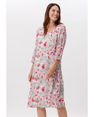 FRANK WALDER Blusenkleid mit lockerem Fall - Weiß