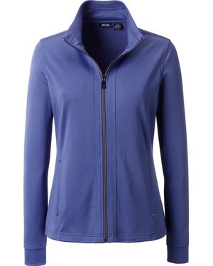 DEPROC Active SHOENWOOD II WOMEN weiche Fleecejacke in traditioneller Optik - Blau
