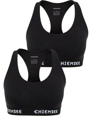 Chiemsee Sport-Bustier - Schwarz