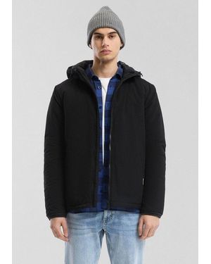 QS Winterjacke Outdoor-Jacke Kurze Outdoor-Jacke Mit Steppfutter - Blau