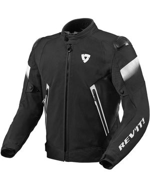Revit Motorradjacke Control Air H2O wasserdichte Motorrad Textiljacke wasserdicht,herausnehmbare Membrane - Schwarz
