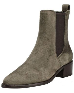 Paul Green Stiefelette Veloursleder/Textil Stiefelette - Grau