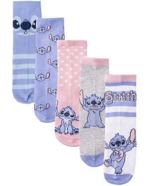 Disney Socken Pack 5-teilig Stitch (Set) - Blau