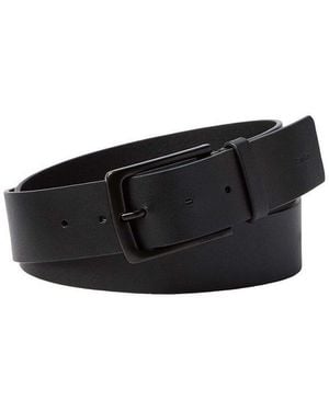 Calvin Klein Ledergürtel Casual Pin Buckle Smooth 40Mm Fi Größenverstellbar Mit Metallschließe - Schwarz