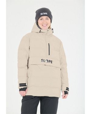 SLOPE Skijacke Thumper Mit Wasserdichter Membran - Natur