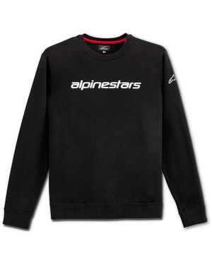Alpinestars Sweatshirt Linear Crew Pullover - Schwarz