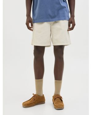 Jack & Jones Jogginghose JPSTBILL CORDUROY JOGGER SHORTS SRT SN - Blau