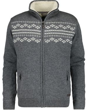 RAGMAN Rundhalspullover - Grau