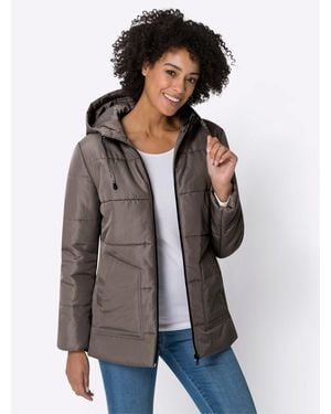 Sieh an! Allwetterjacke Steppjacke - Grau