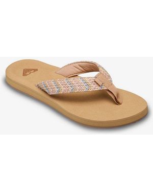 Roxy Porto Raffia Zehentrenner - Natur