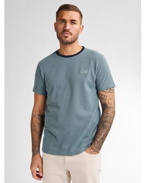 Petrol Industries T-Shirt Tealcrest - Blau