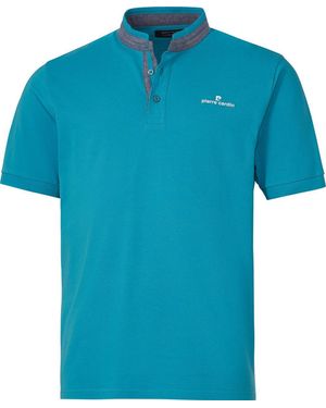 Pierre Cardin Henleyshirt flexible und bequeme Passform - Blau