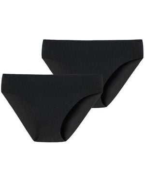 Schiesser Slip Invisible Light (2-St) - Schwarz
